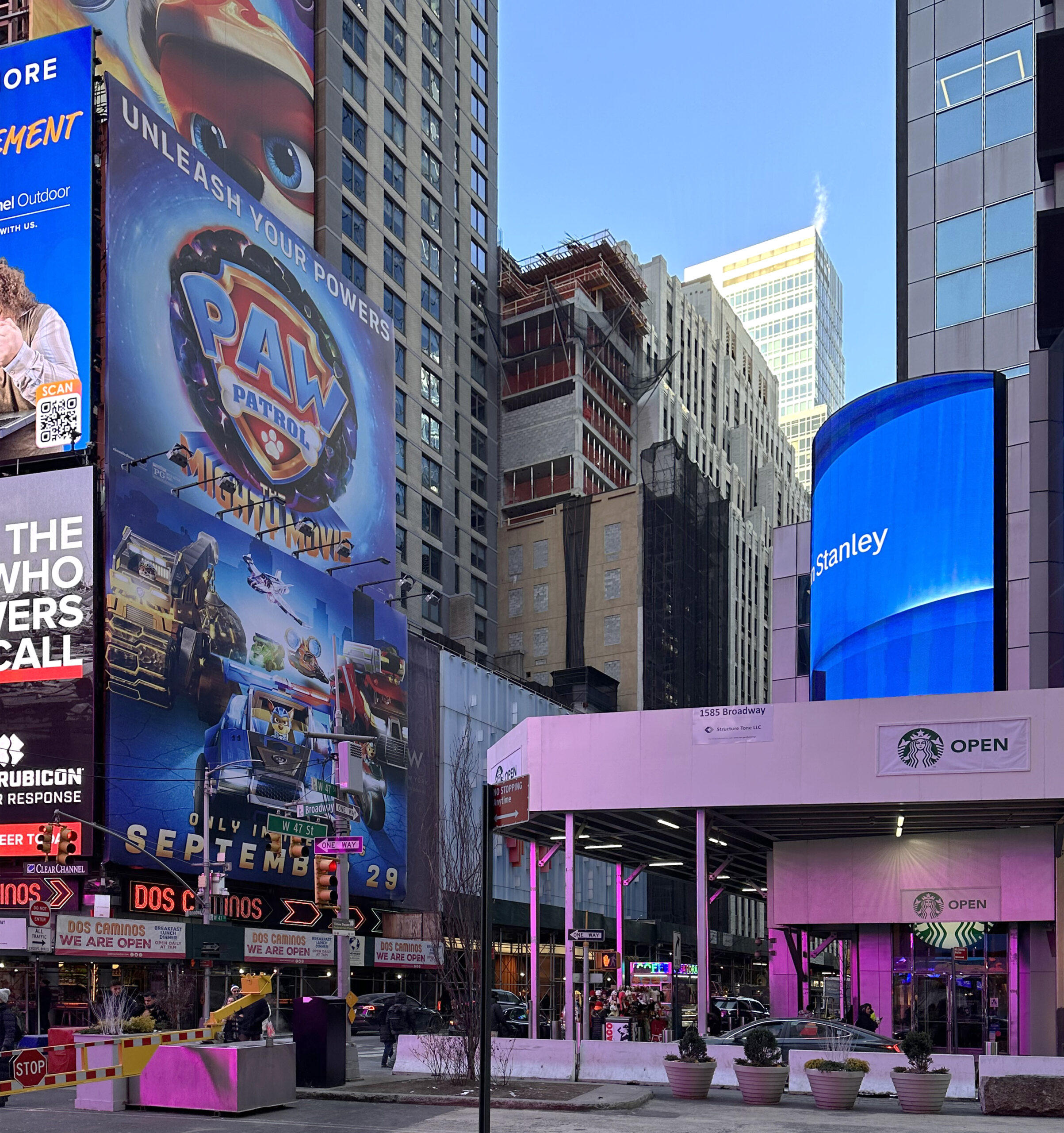 Construction Rises on Hotel Conversion at 224 West 47th Street in Times Square, Manhattan - New York YIMBY-1