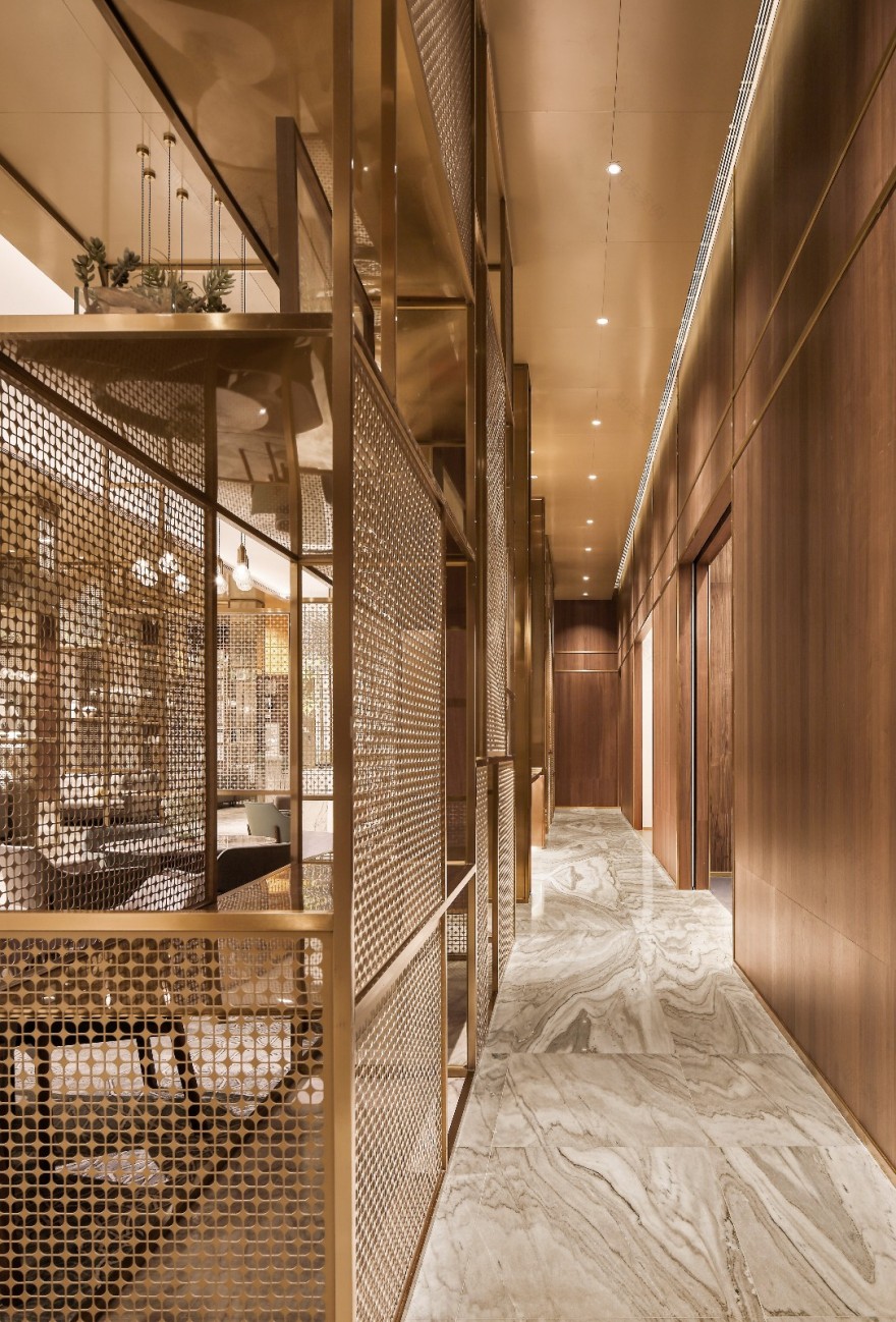 城市咖啡的抒情品质——卓越蔚蓝郡销售中心 于强室内设计师事务所-13