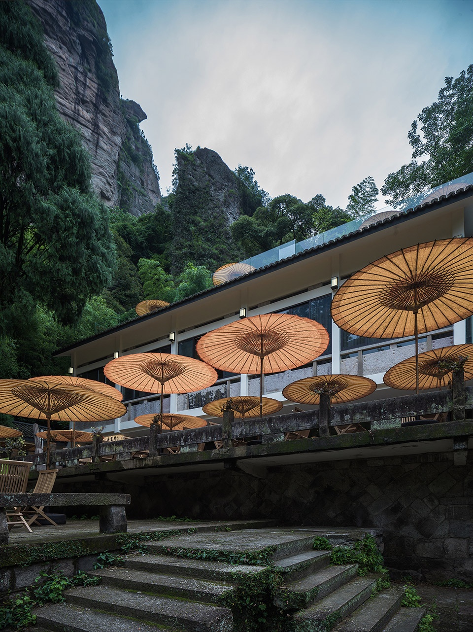 温州雁荡山风景区商业(屏霞轩茶室与灵峰文创店)丨中国温州丨慢珊瑚设计-20