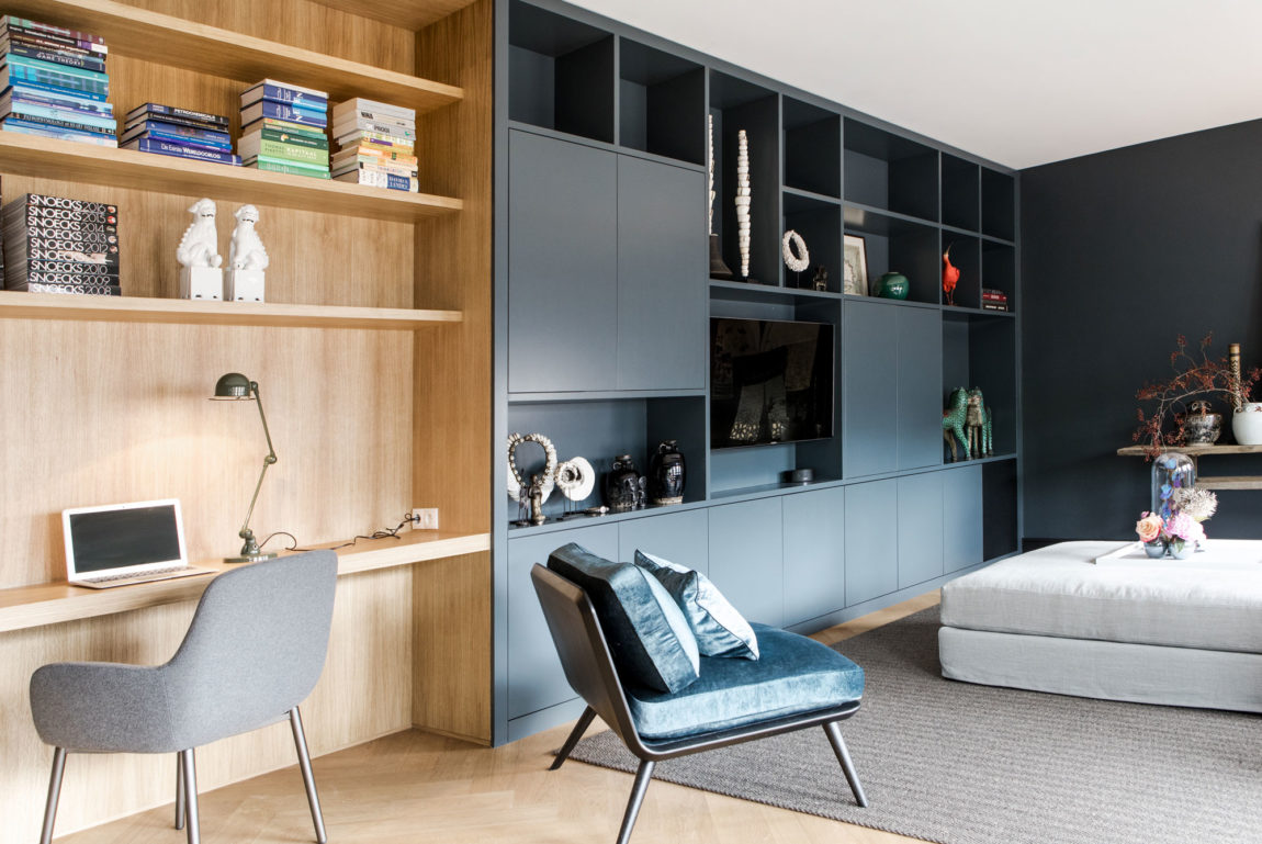 Remodeling of an Old Penthouse, Formerly a School, Into a Private Home-22