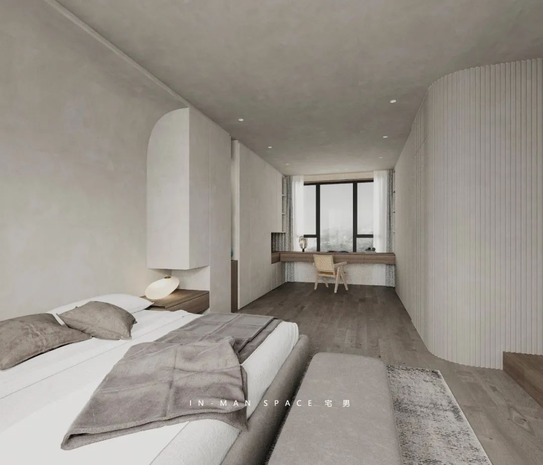 宅男空间设计 | 紫金学府,温馨现代的线性美-27