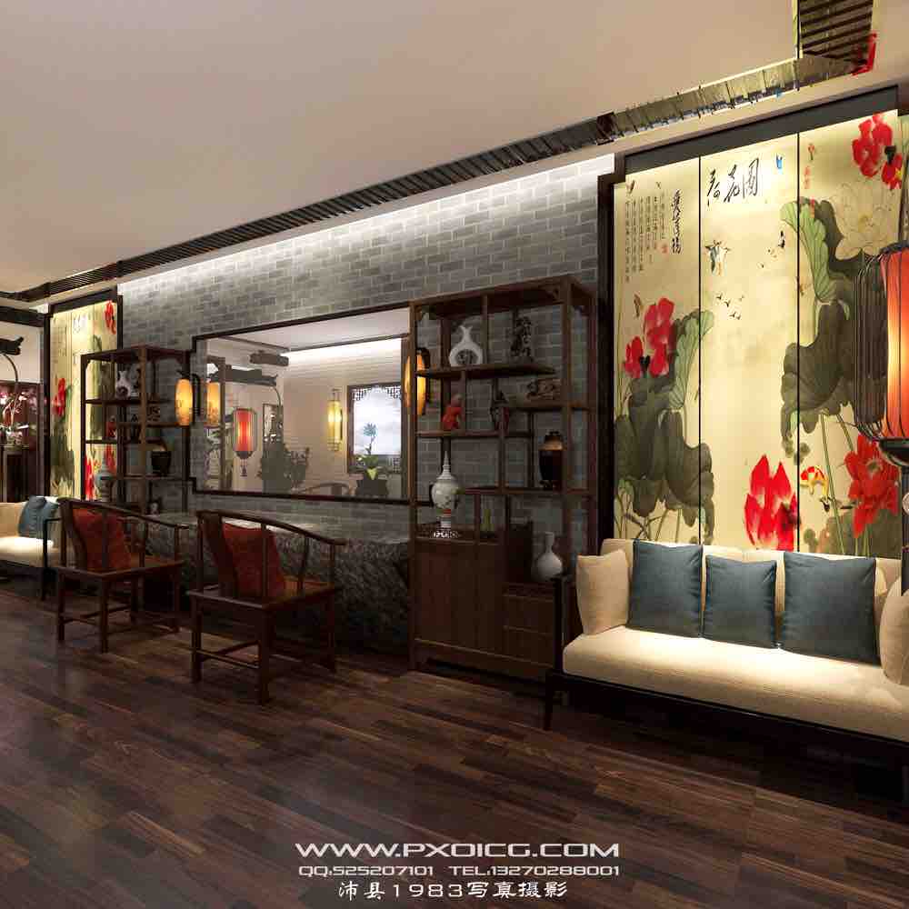 迷你中国风写真馆，70 平米空间大变身-7