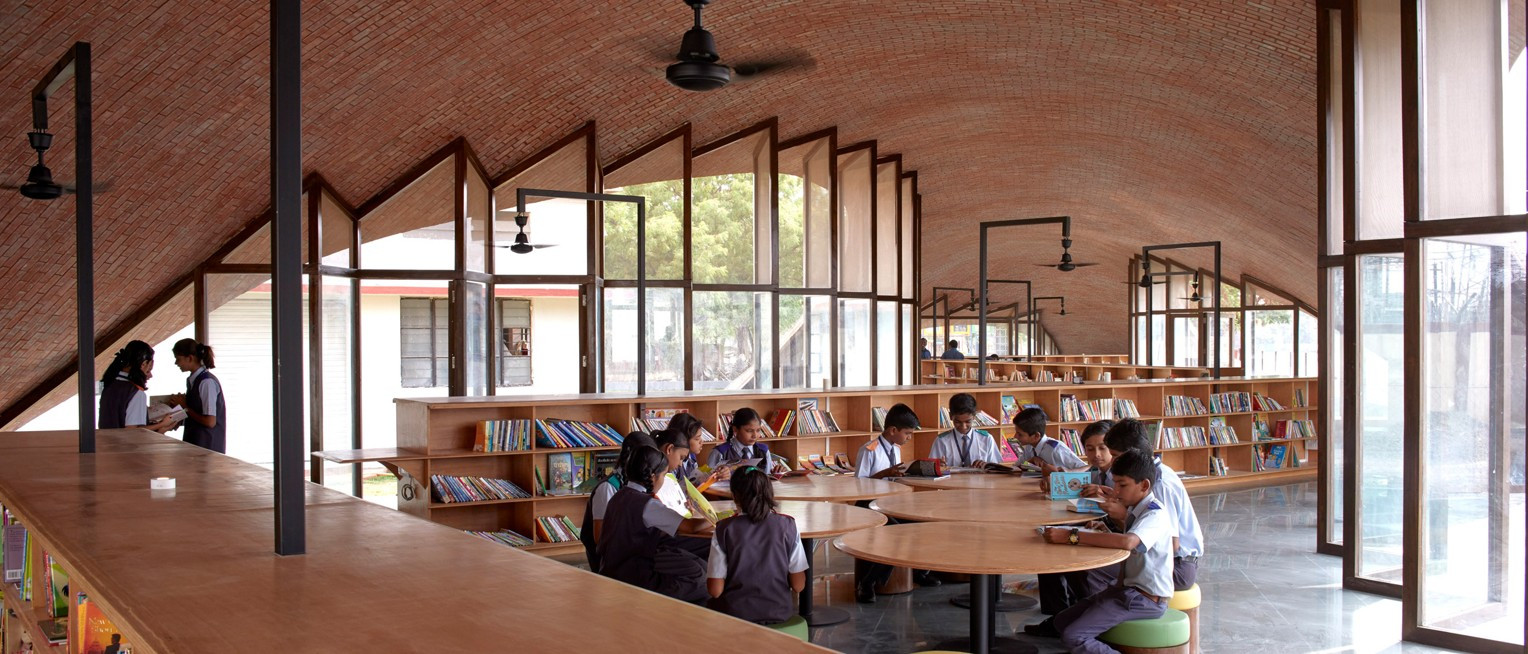 印度科珀尔冈学校图书馆丨Sameep Padora & Associates-66