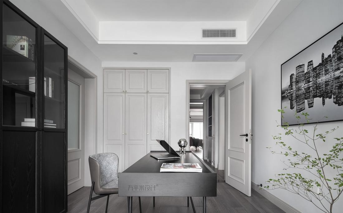 现代美式风格平层设计丨暮染空间-75