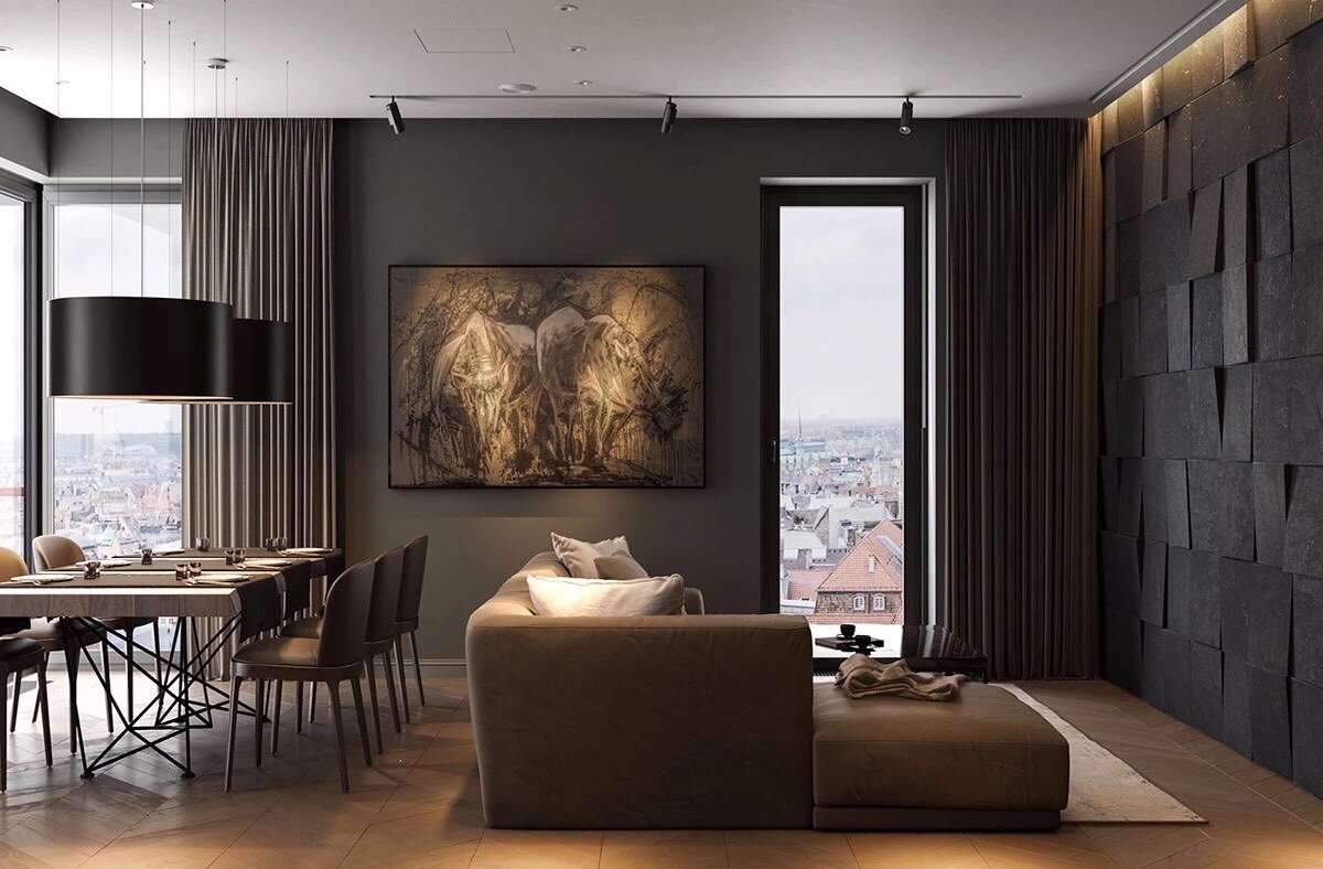 明亮通透的浅色，撞上大胆个性的深色-2