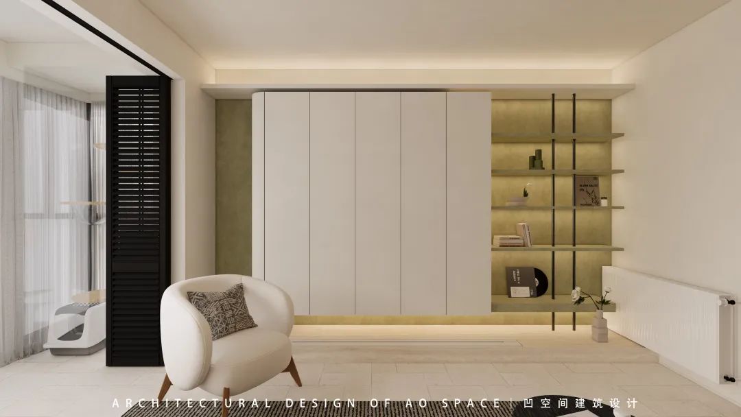 AO DESIGN 概念|把 106㎡住成 180㎡,一人居全屋皆开放丨中国南京丨凹设计事务所-22