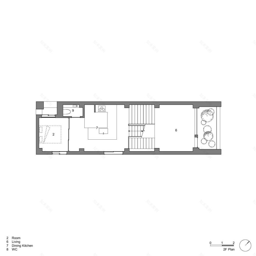Minato ku私人住宿丨日本大阪丨FujiwaraMuro Architects-15