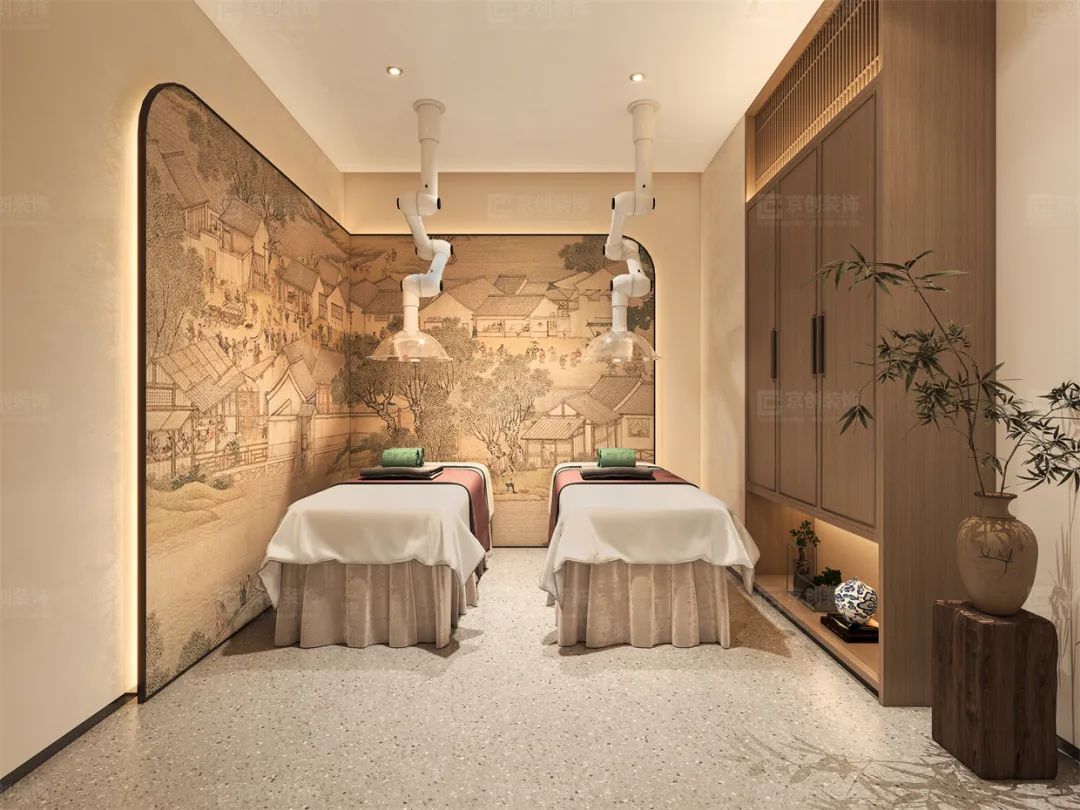 500㎡中式养生馆,领略静谧禅境丨中国无锡丨深圳京创装饰集团-28