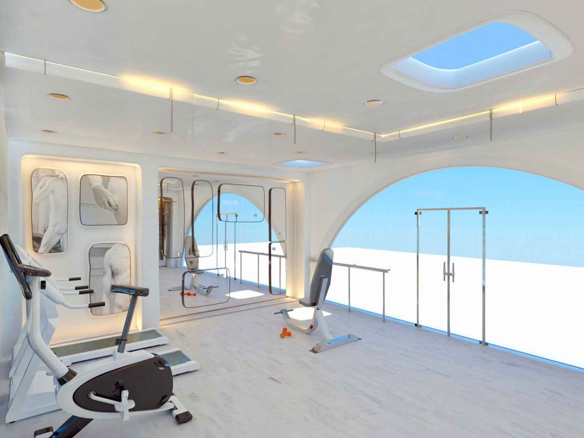Dome Resort Gym - Utopia Hotel Design Staging-8
