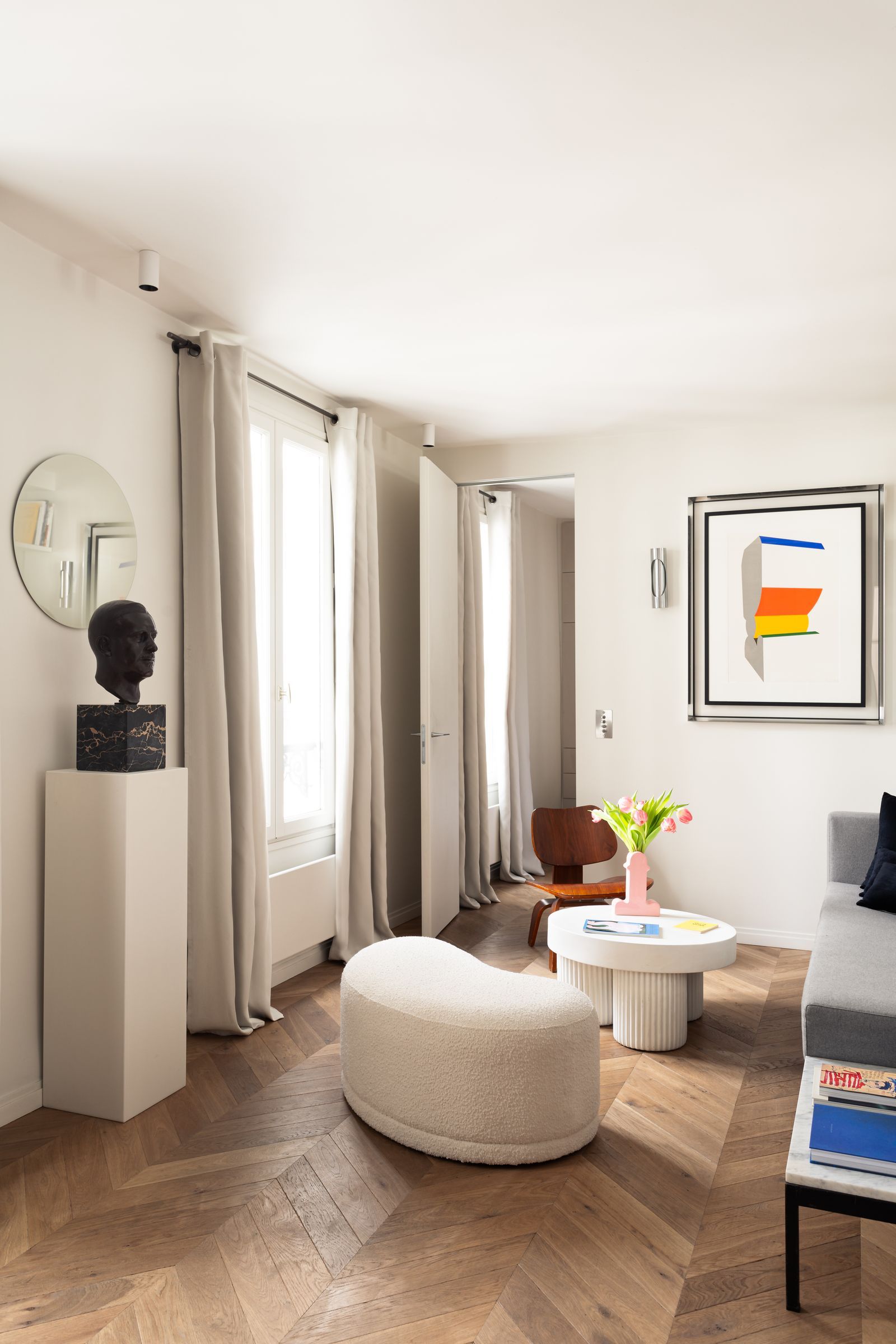 32㎡巴黎小公寓改造成“简约风”住宅丨法国巴黎丨Émilie Magdelaine Interior-10