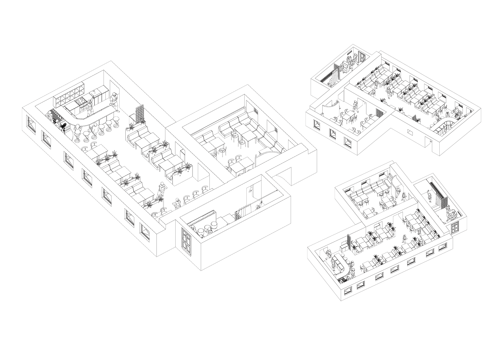 НАСЛЕДЗЬЕ(HERITAGE)餐厅室内设计项目丨白俄罗斯维捷布斯克丨Maryia Matsiash (ANIKIИA)-46