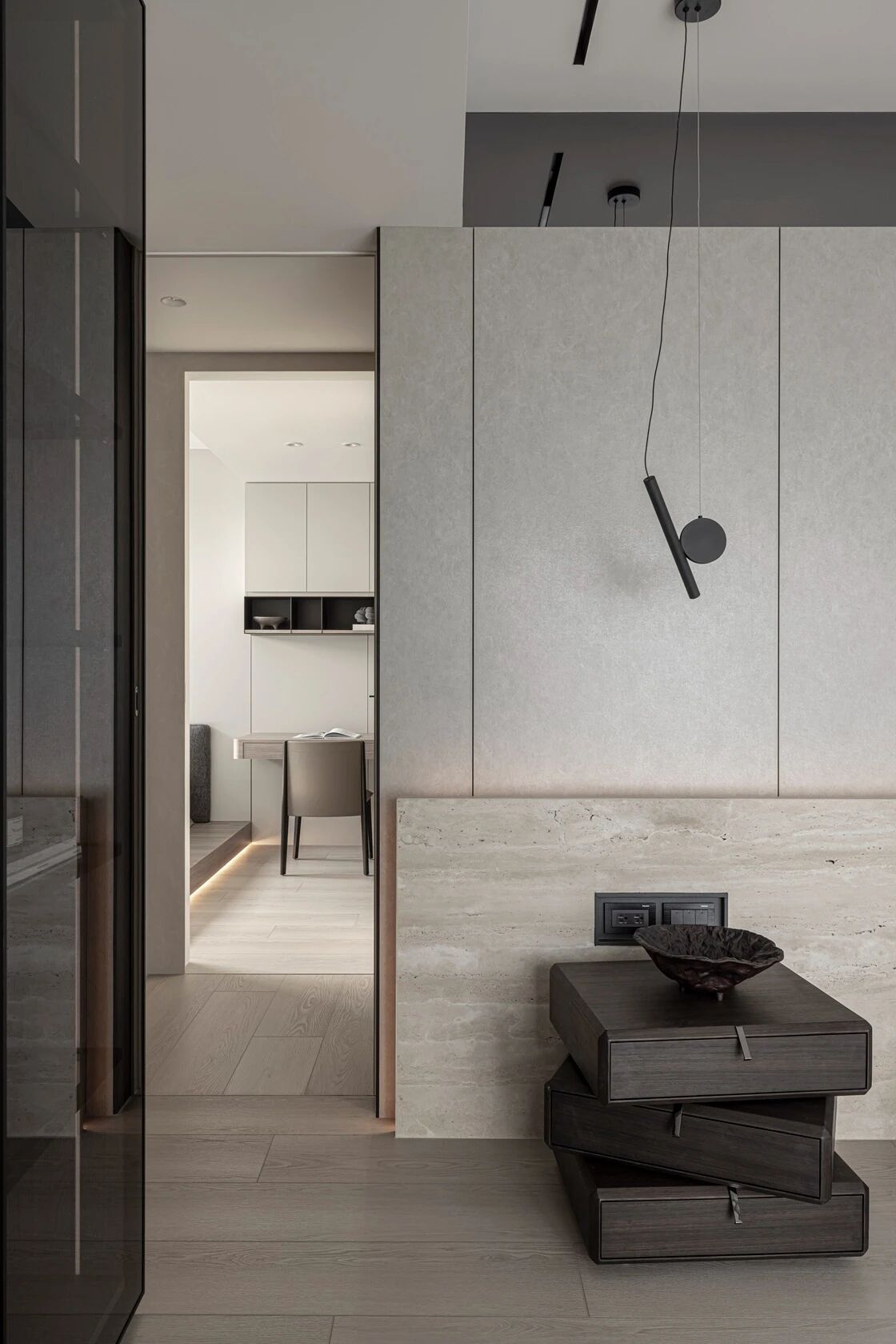 以大地色系与极简语言,构筑155平弹性功能丨中国台中丨新橙设计-15