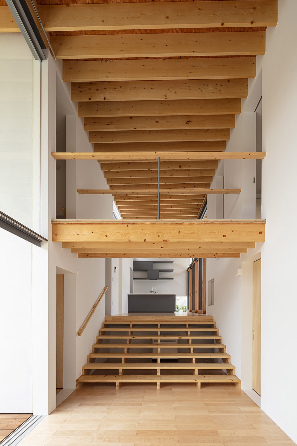 日本三好市爱知县钩状多层交叉房屋设计丨日本爱知丨IHARA Masaki + IHARA Kayo,ihrmk-29