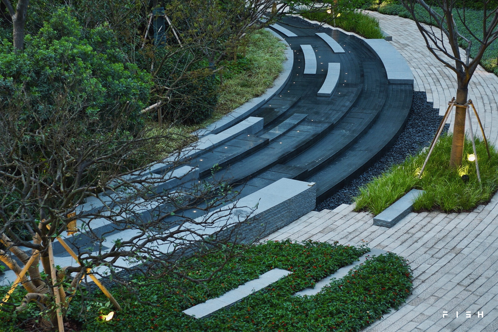 上海东原·印·柒雅居住区景观 | 酒店式归家体验-17