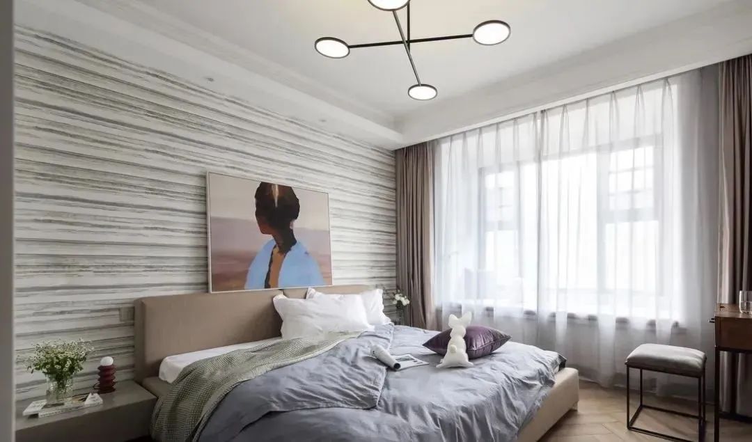 140 平三居室精装改造,强大收纳与艺术设计并存-22