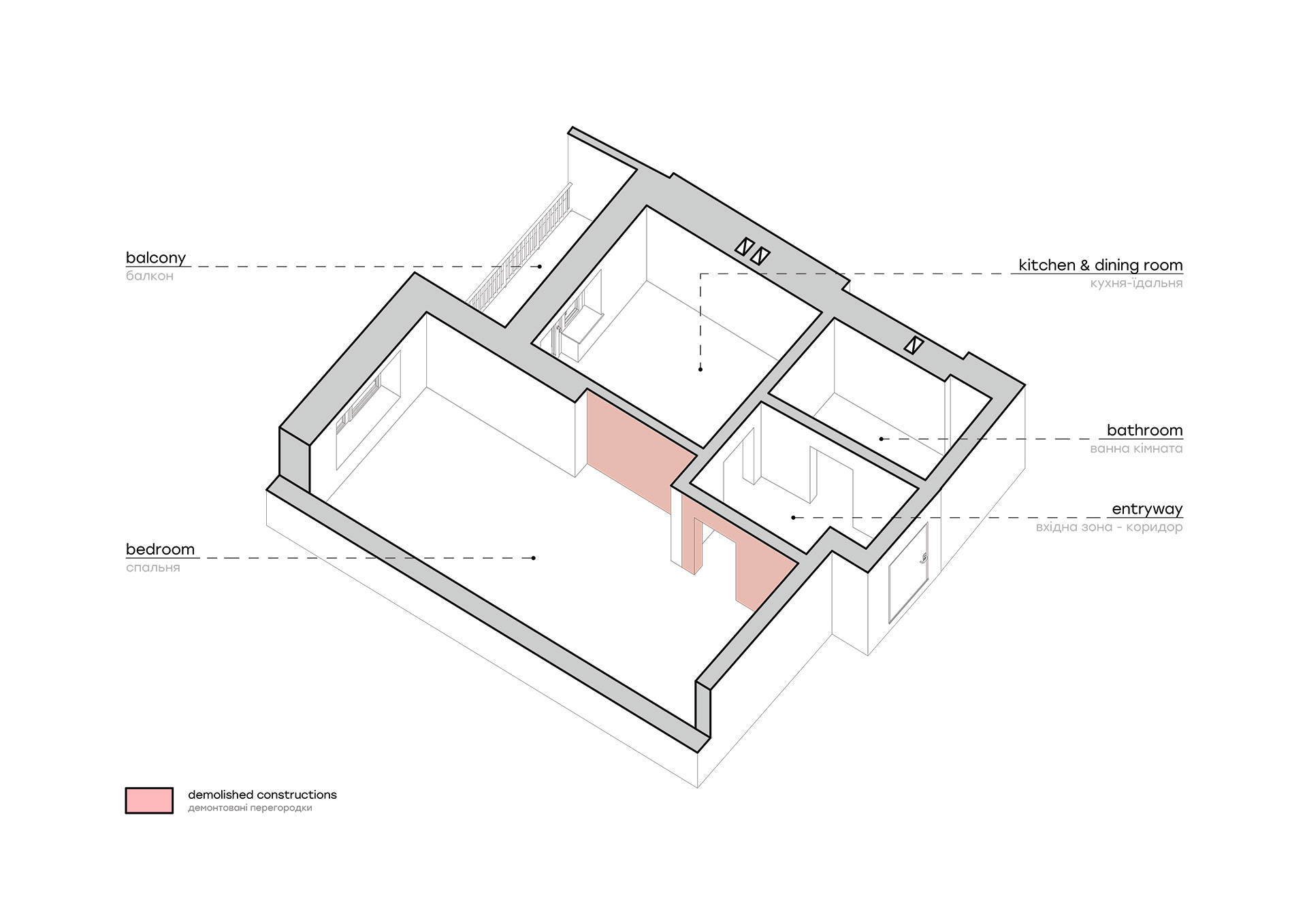 Lviv 公寓室内设计丨乌克兰利沃夫丨Viktoriia Aloshyna-42