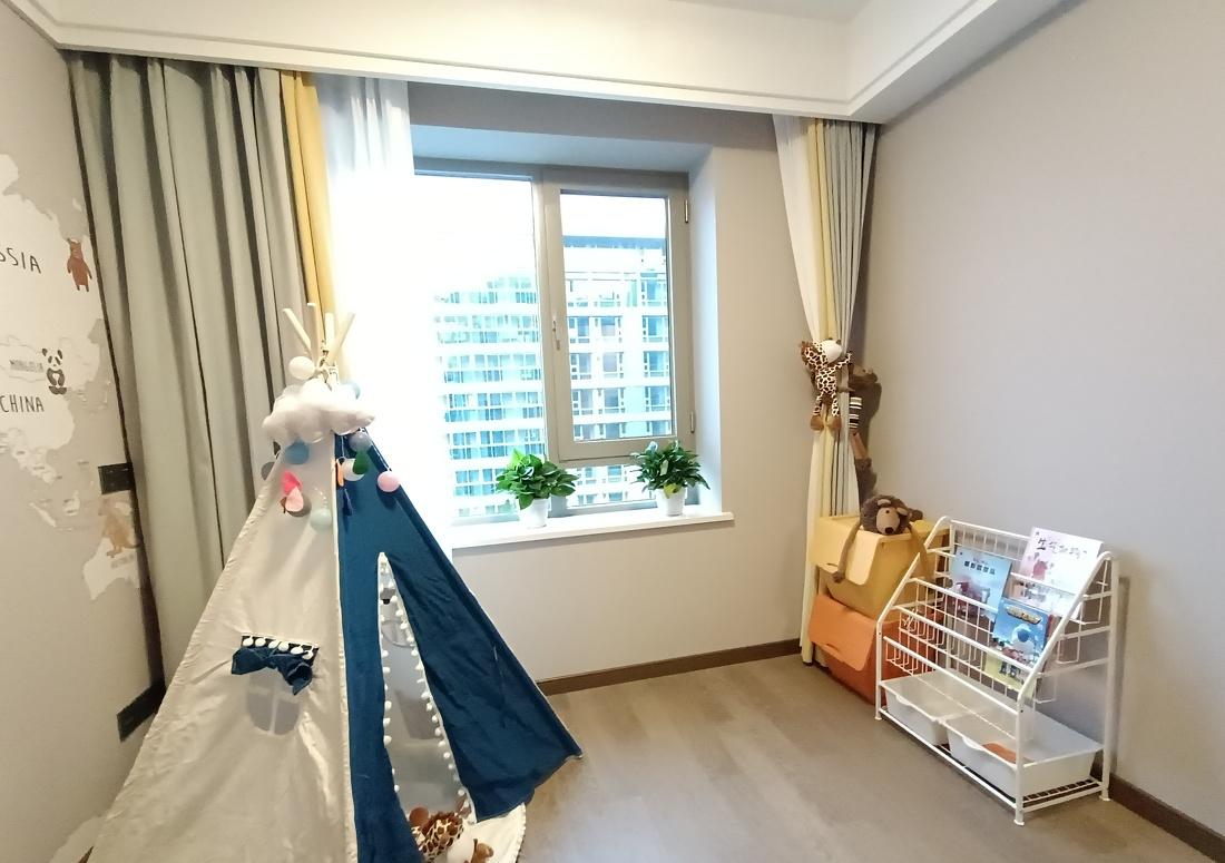 苏州新区铂湾澜庭精装改造130北欧原木-2