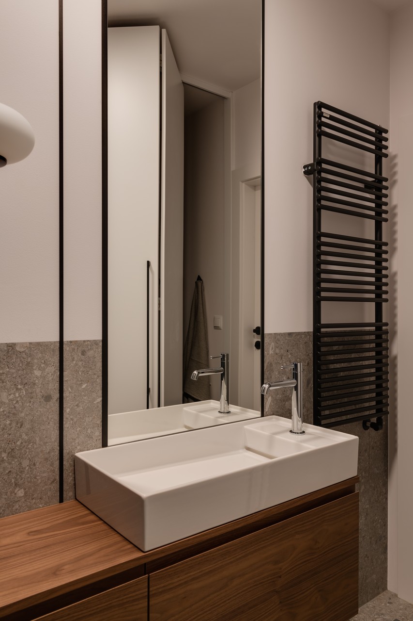 50平米带石榴红调的公寓设计丨Grupa NONO-44