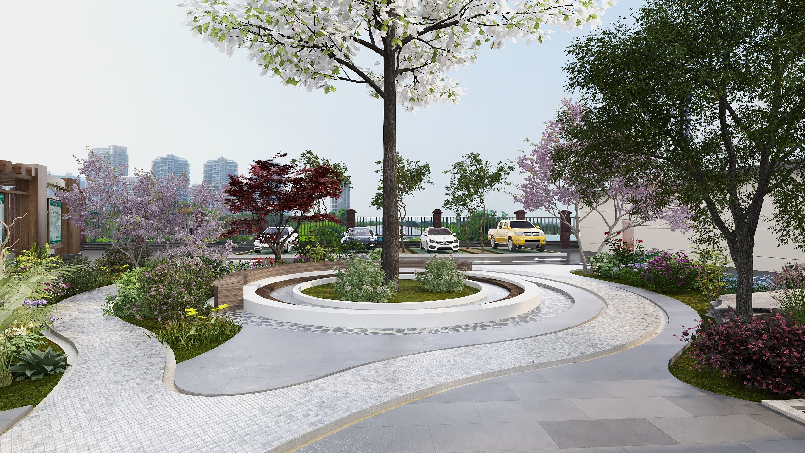 国家电网基层供电所园林景观设计-8