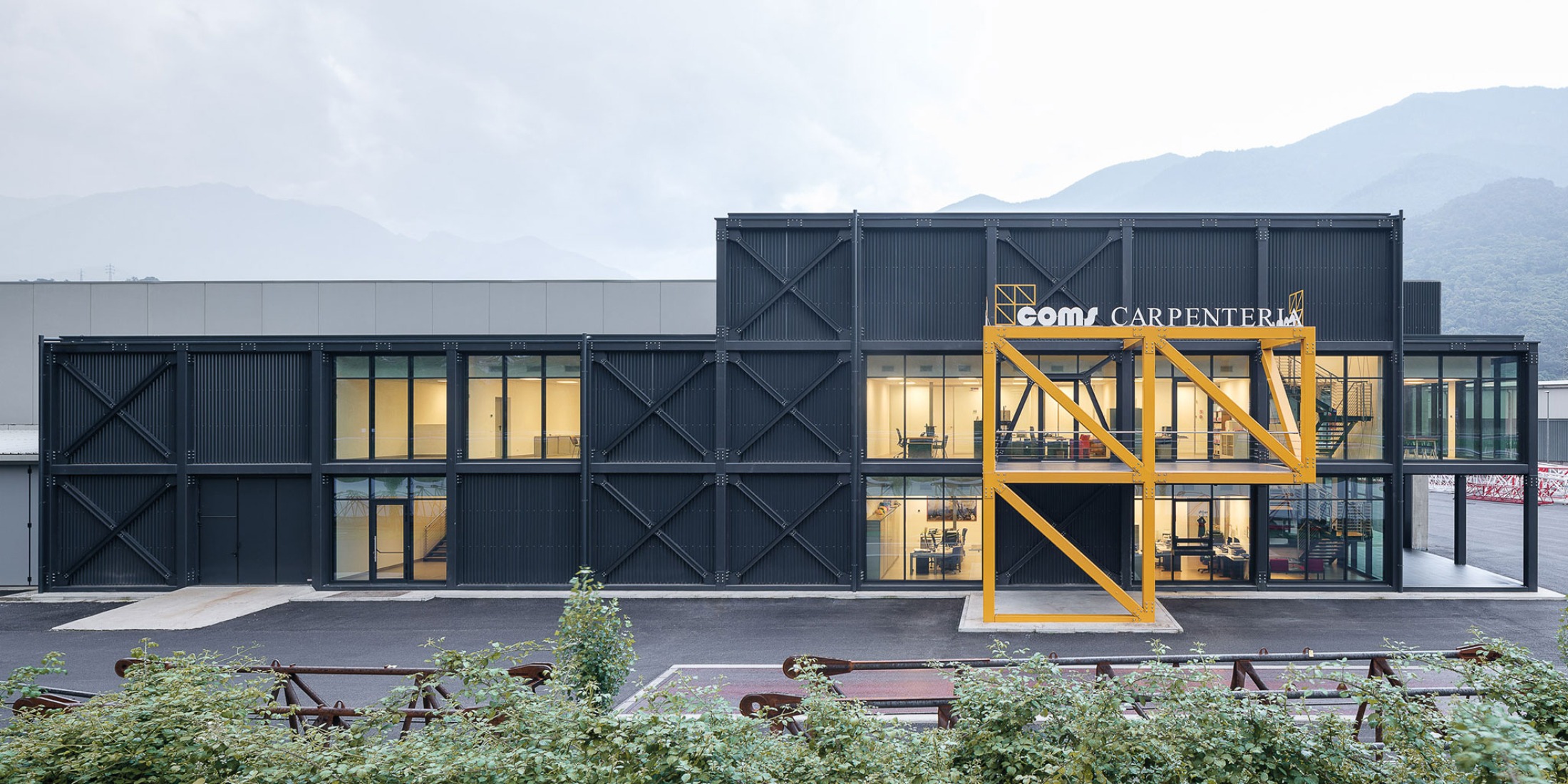 金属木工公司新办公室丨意大利布雷西亚丨Nicola Martinoli-44