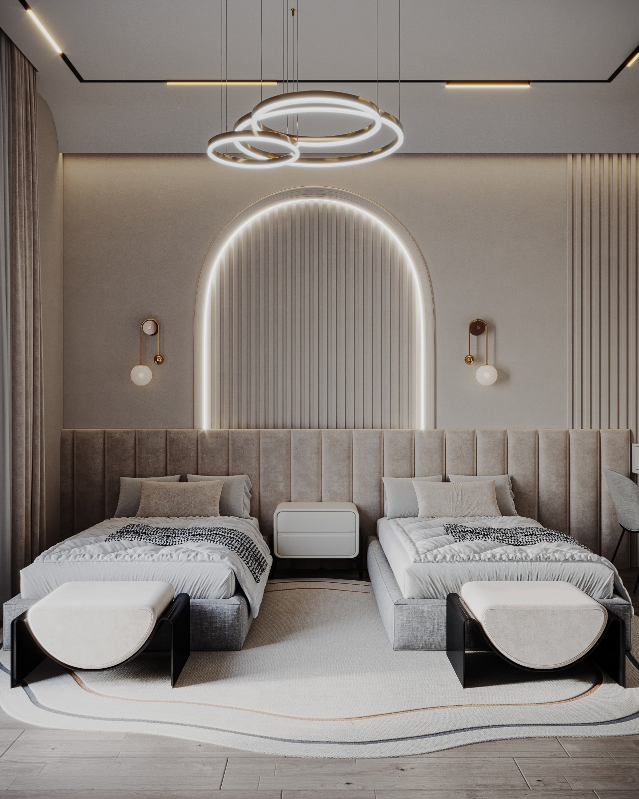 女孩卧室丨沙特阿拉伯丨Decore Holic Design-9