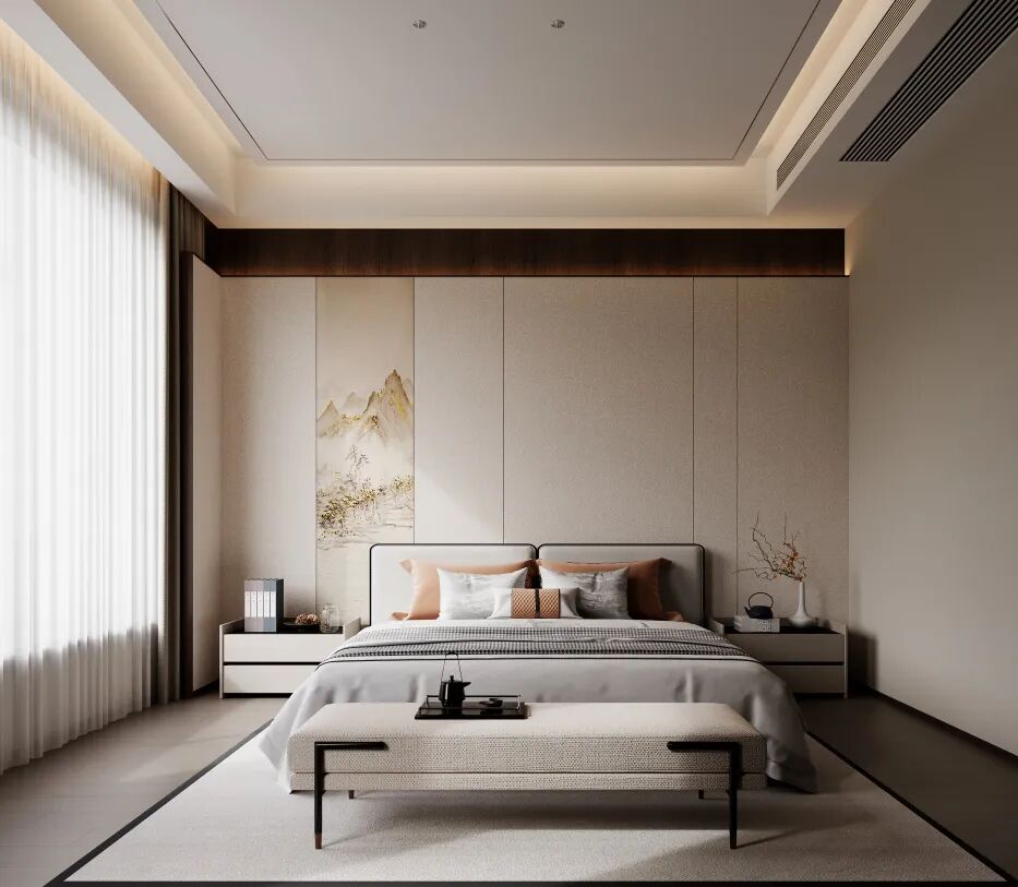 660㎡新中式别墅 牛石丨中国湖南丨纵向·空间设计-20