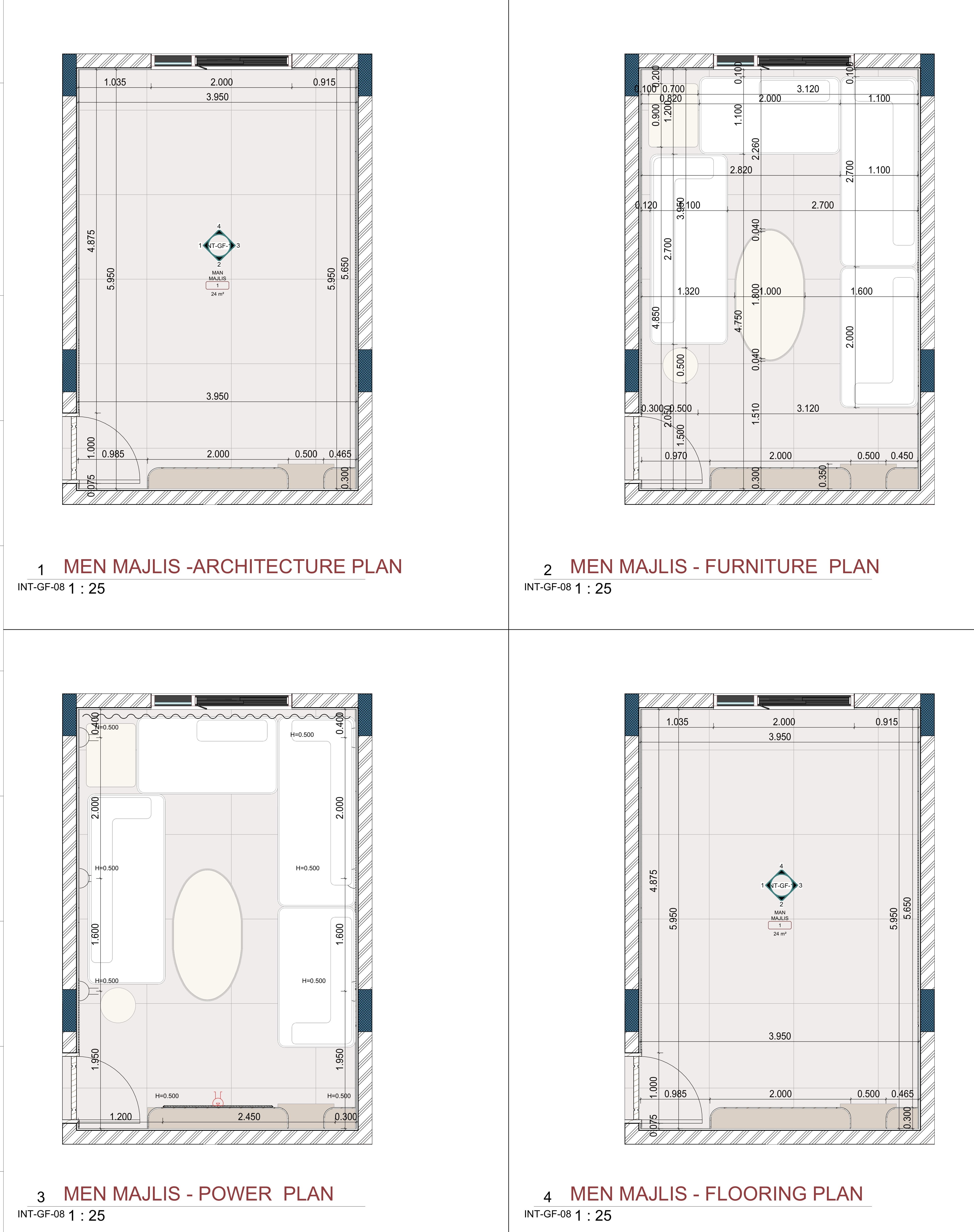 艺术风格的别墅图纸丨沙特阿拉伯吉赞丨PROP & AERMES ARCHITECTS-8