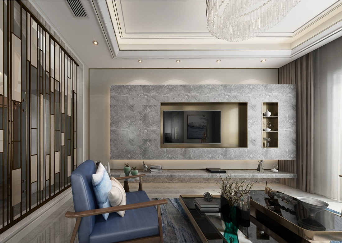 现代轻奢别墅设计,演绎都市优雅生活-0