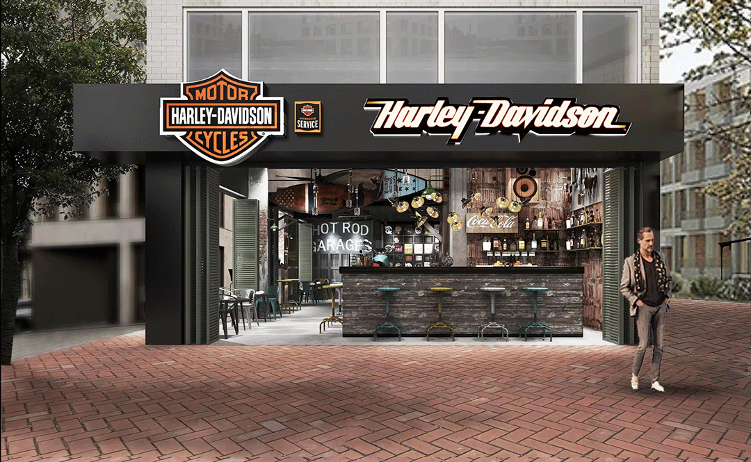 哈雷戴维森概念店丨ISSI DESIGN LTD-7