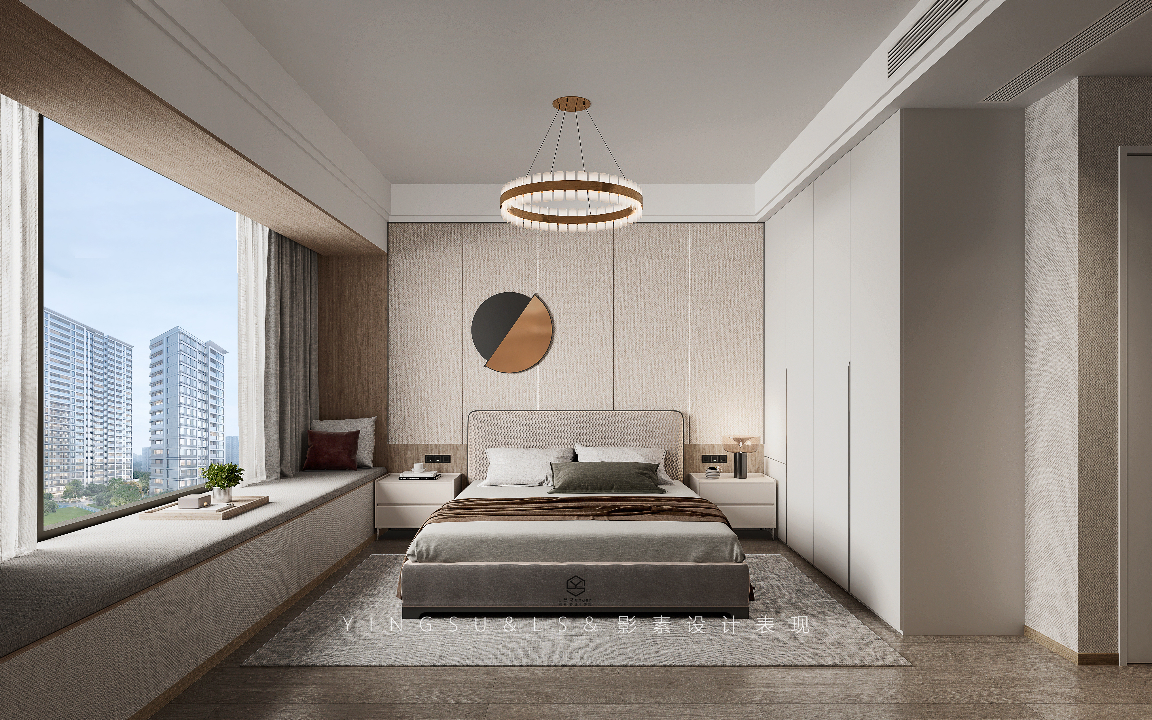 影素设计 • 大平层客餐厅设计表现-7