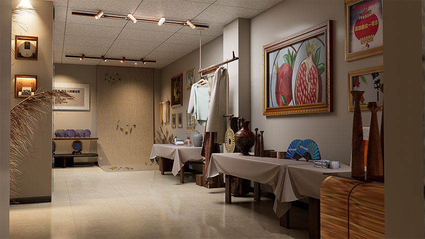 内蒙古那达慕小展厅设计-6