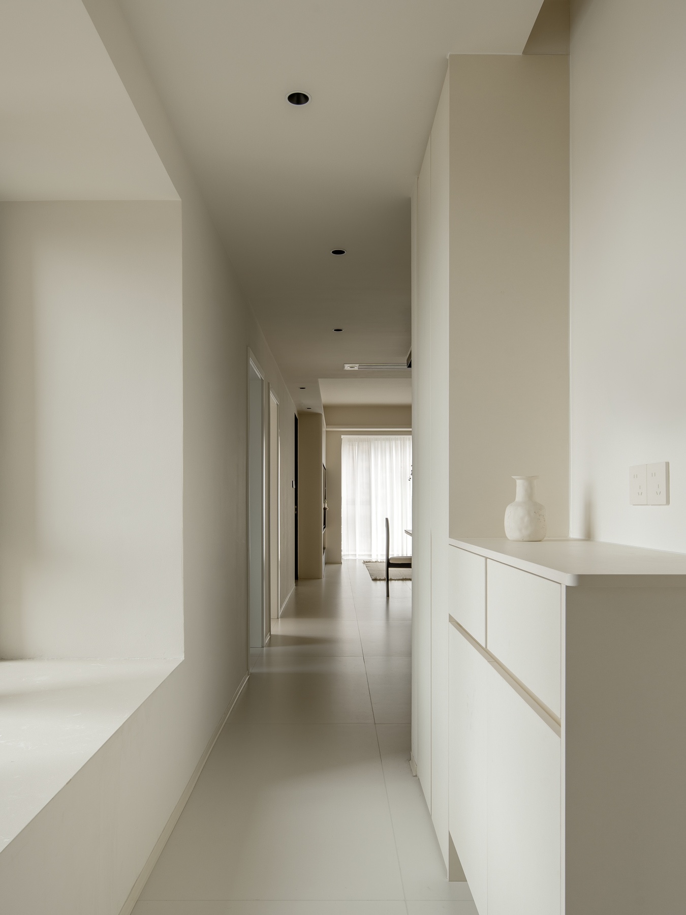 98㎡三房格局，动线重塑×收纳整合×简约奶油风-26