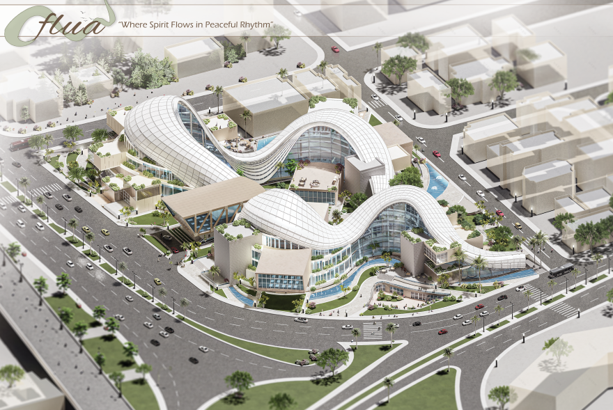 FLUA 冥想与健康中心丨开罗大学工程学院建筑系-17