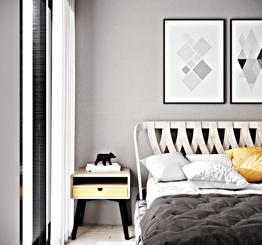 高级灰++ 柠檬黄，极简现代美的设计魅力-13