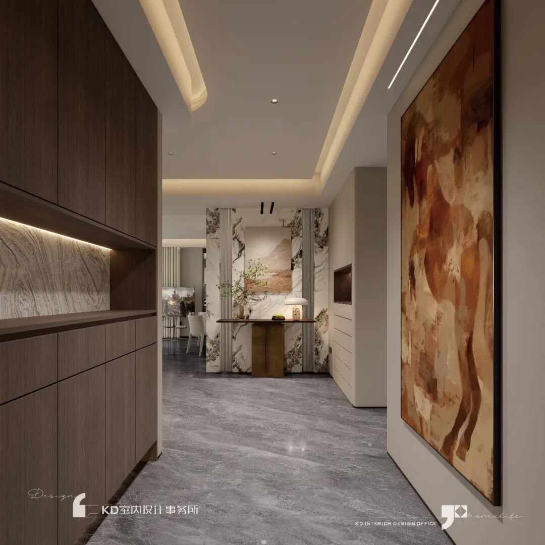 云湖郡206㎡ 极简主义下的克制与温柔丨中国重庆丨KD室内设计事务所-15