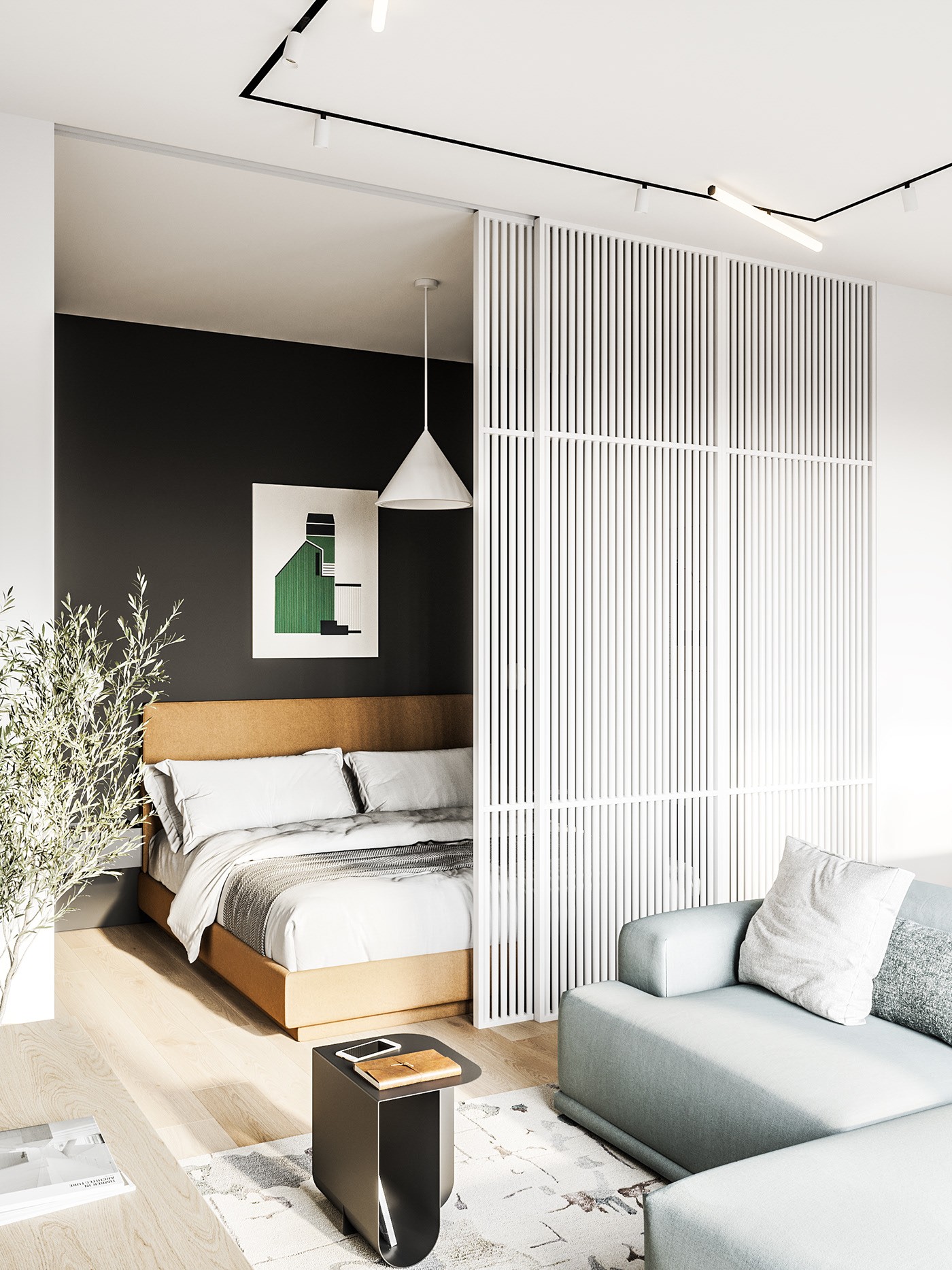 45.9㎡小空间公寓设计 既干净又清爽-10