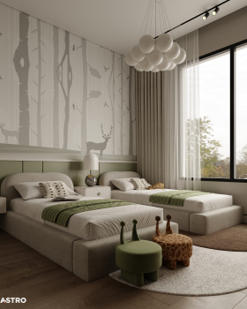 儿童卧室设计丨沙特阿拉伯丨Astro Architects