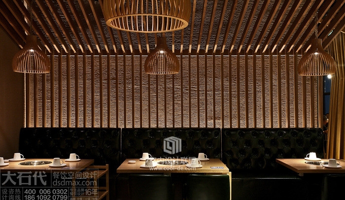 大石代餐饮设计【林荫树火锅店】-8