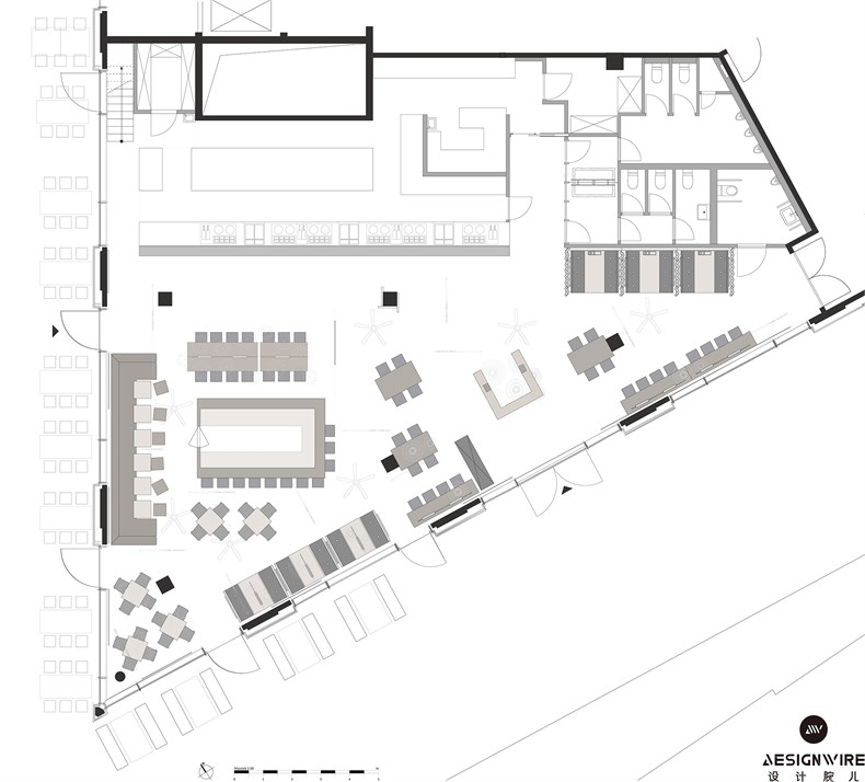Ippolito Fleitz：斯图加特GinYuu餐厅设计-25