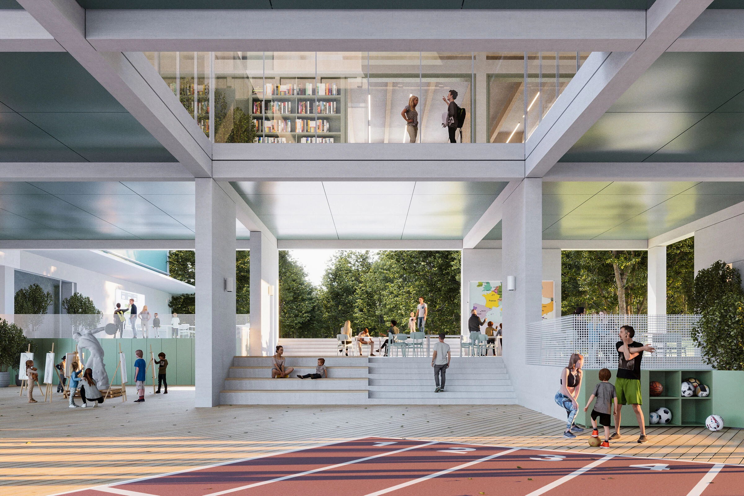 Stara Boleslav 小学丨捷克丨CHYBIK + KRISTOF 建筑事务所-15