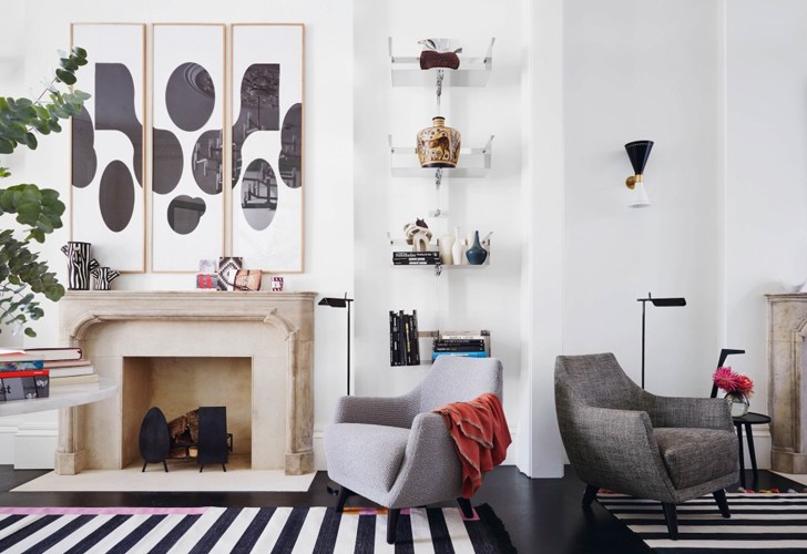 伦敦诺丁山时尚联排别墅设计-1