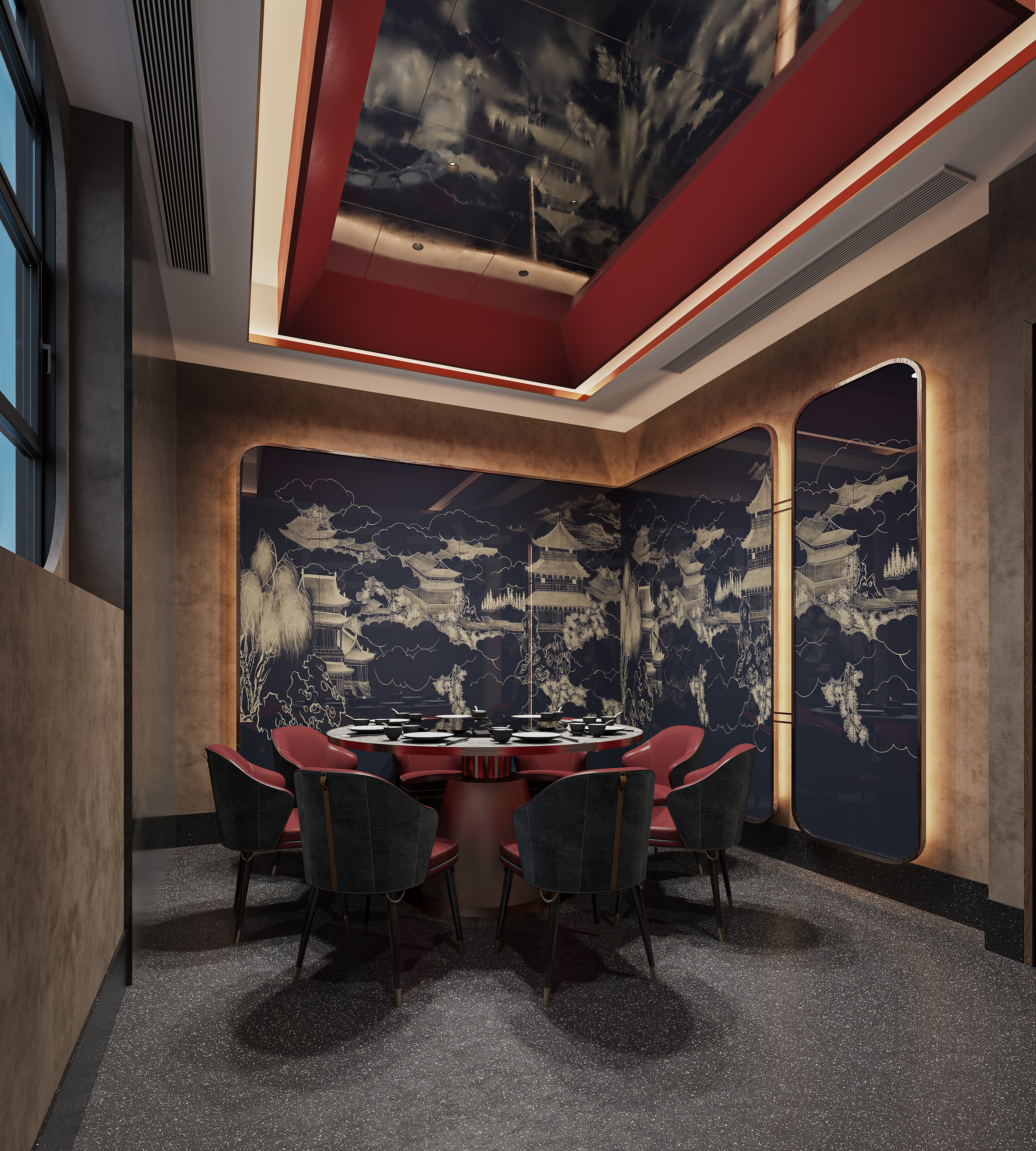 餐厅酒店  效果图-8