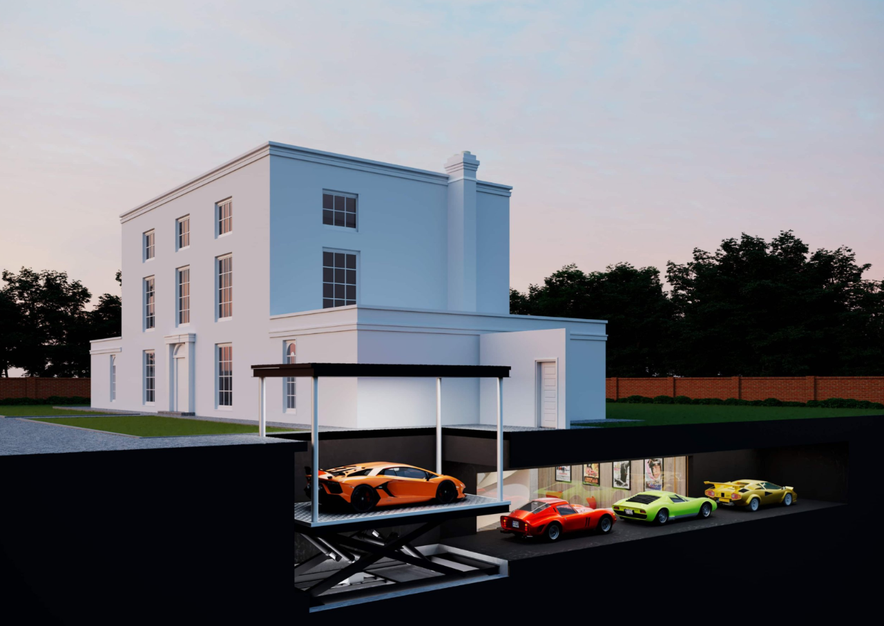 豪宅车库设计丨英国丨Jonathan Clark Architects-16