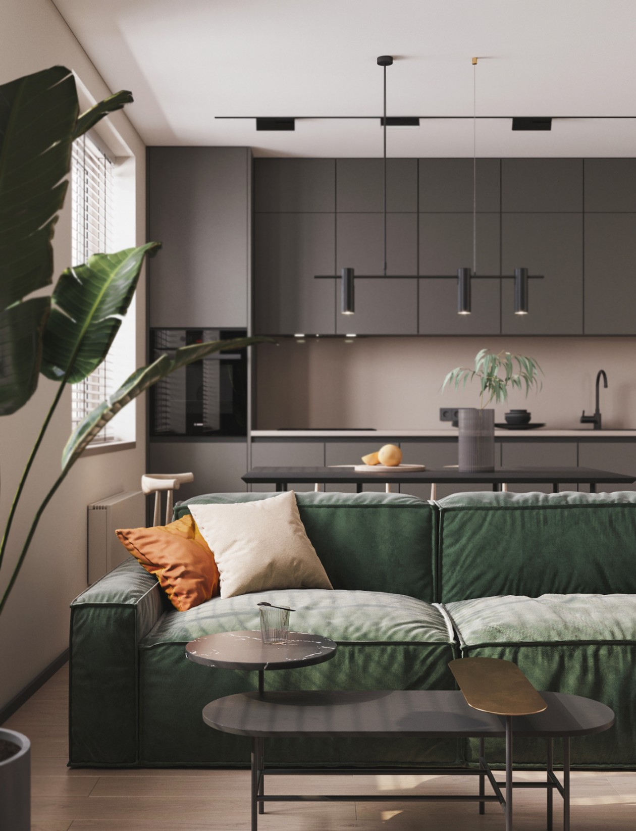 绿色+灰色 简约又清新-4