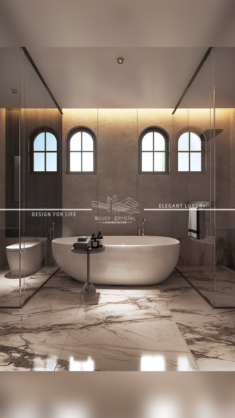 美林湖冯府壹号楼 鱼骨设计诠释极简奢华-28