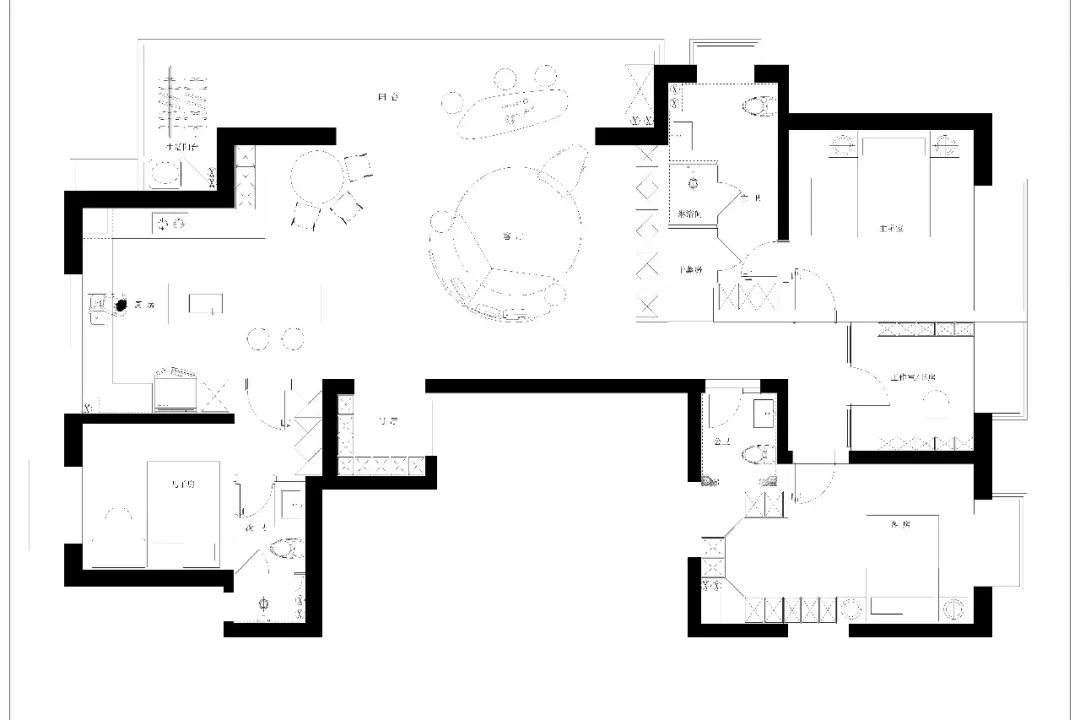 188m²法式复古风实景新作丨中国昆明-14