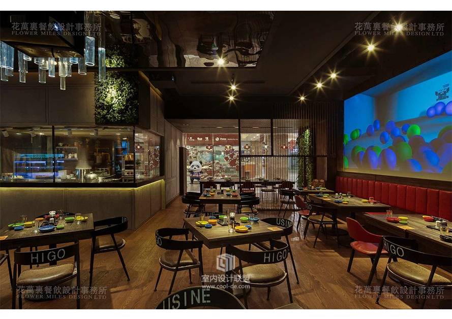 花万里设计| 惠州微超浪漫餐厅-2