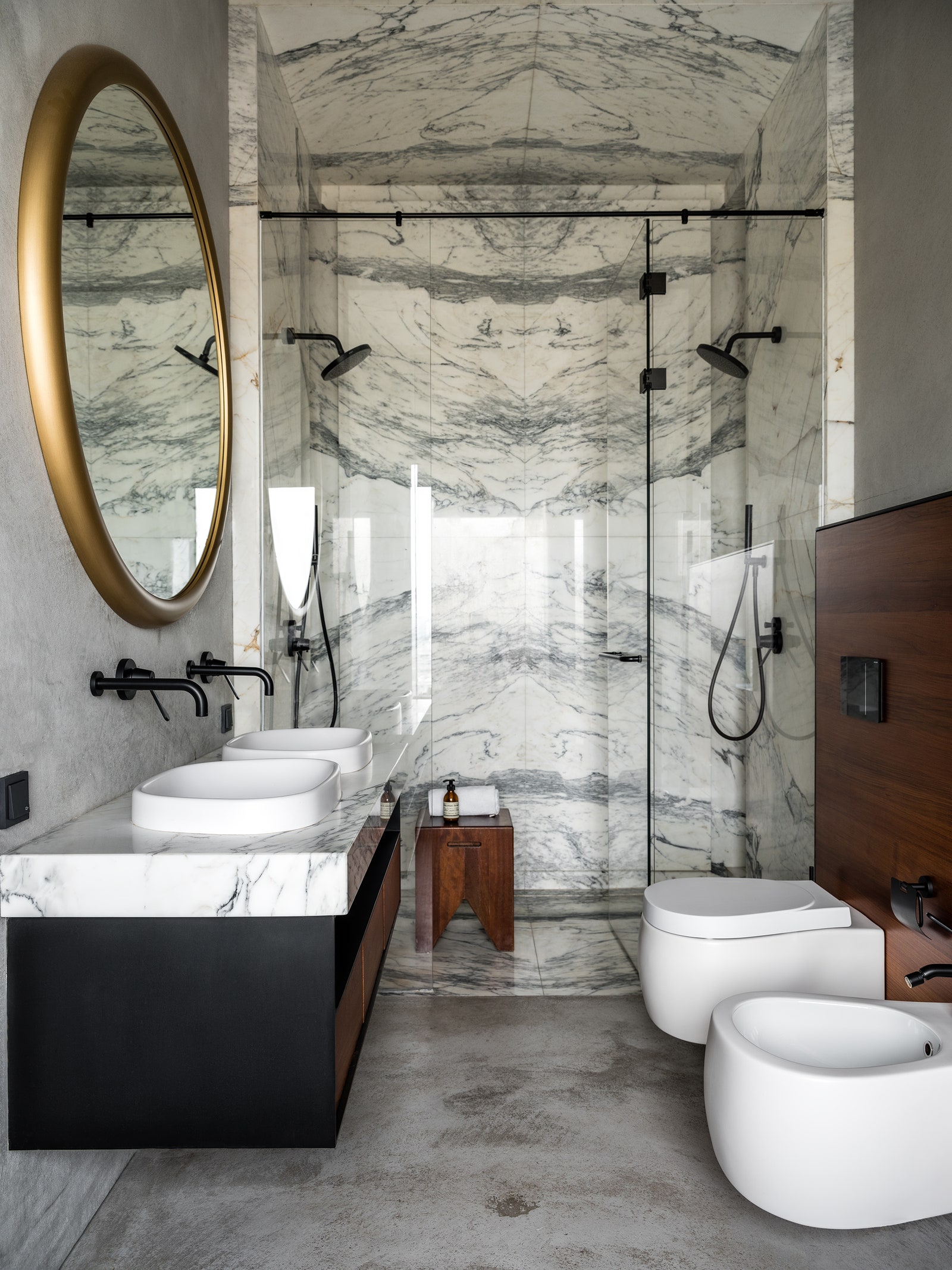 莫斯科160㎡带全景窗公寓设计丨俄罗斯莫斯科丨设计师 Евгения Дьяконова-34