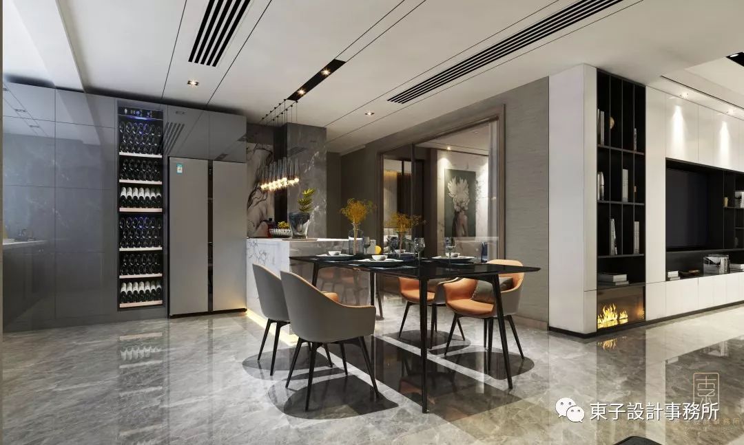 安徽亳州翡翠庄园 | 暗黑系空间中的精致与温暖-16