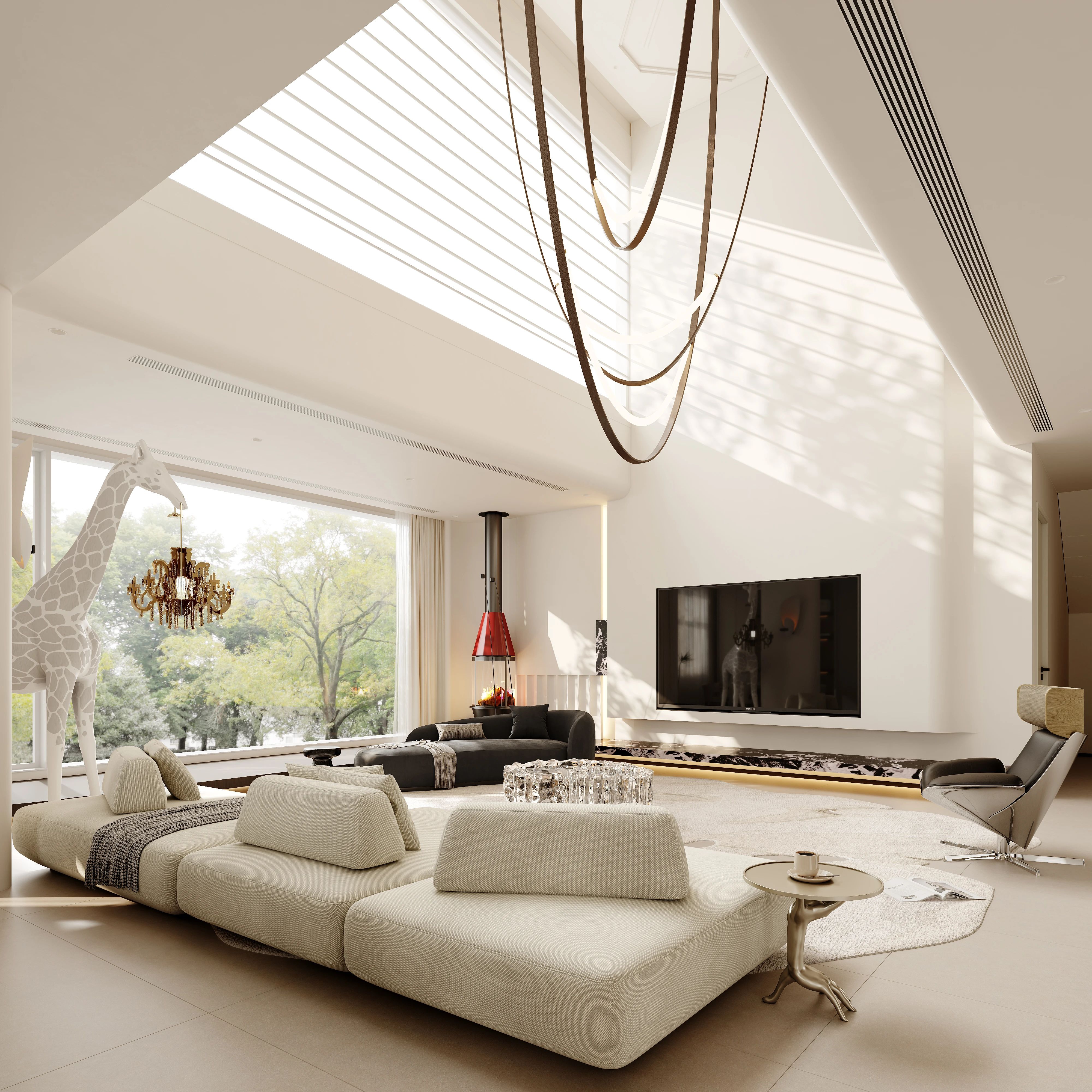 赛维雅／600㎡ 疗愈性别墅设计《漫步云上》丨中国上海丨赛维雅空间设计-14